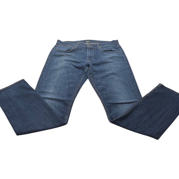 Hudson Other - Hudson Blake Slim Straight Mens Jeans Size 33x30 Dark‎ Wash Made in USA Denim
